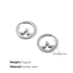 color: EH956S Silver Earrings