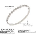 color: Z044-Steel Color Bangle