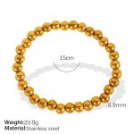 color: SL60G6 Gold Bracelet