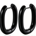 color: 4*23 Round Wire U Shape Black 1 PC MS-095
