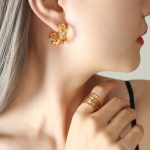 color: F322-Gold Earrings