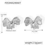 color: TXF053-Steel Color Earrings