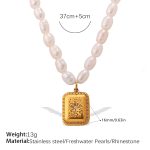 color: XL817WEG Freshwater Pearl Necklace