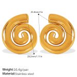 color: EH165G Gold Earrings