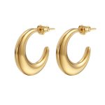 color: Crescent C Shape Gold MS-037