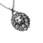 color: Lion + Stainless Steel Chain