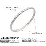 color: Z135-Steel Color Bangle