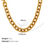 color: XL319 Gold Necklace