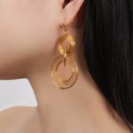 color: F1336-Gold Earrings