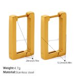 color: EH1369G Gold Earrings