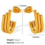 color: EH481 Gold Earrings