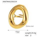 color: A987-Gold Ring -Size 7