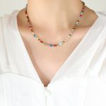 color: P1260-Gold Necklace (40+5cm)