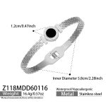 color: Z118-Steel Color Bangle