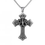 color: Snake Cross + Stainless Steel Chain