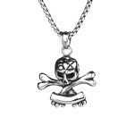 color: Skull & Bones +60cm Stainless Steel Chain