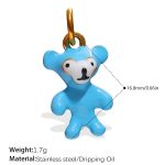 color: PJ636BEG Blue Enamel Pendant