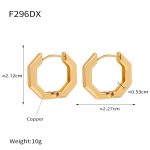 color: F296-Gold Earrings