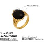 color: A474-Gold Ring / size: US 7