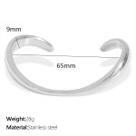 color: SZ182 Silver Bangle