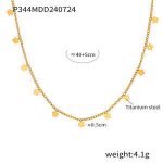 color: P344-Gold Necklace