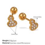 color: EH1375WEG Piercing Stud Earrings
