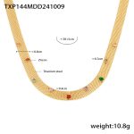 color: TXP144-Gold Necklace