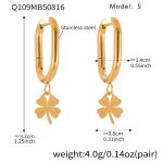 color: Q109-Gold Earrings