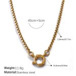 color: XL740G Gold Necklace