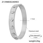 color: Z139-Steel Color Bangle