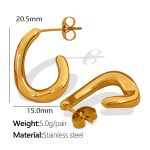 color: EH691 Gold Earrings