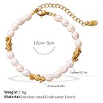 color: SL374WEG Freshwater Pearl Bracelet