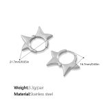 color: EH923S Silver Earrings