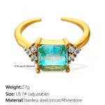 color: JZ207GNG7 Zircon Ring