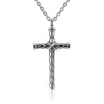color: Silver Cross +60cm Chain