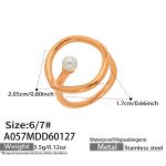 color: A057-Rose Gold Ring / size: US 6