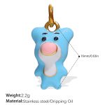 color: PJ639BEG Blue Enamel Pendant
