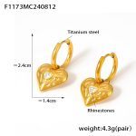 color: F1173-Gold Earrings
