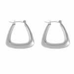 color: F417-Steel Color Earrings