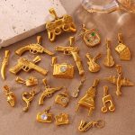 Hip Hop Original Cap Gun Ornament Accessories Handsome Punk Pendant