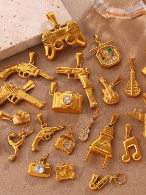Hip Hop Original Cap Gun Ornament Accessories Handsome Punk Pendant