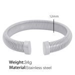 color: 12mm Width SZ44 Steel Color