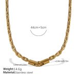 color: XL619G Gold Necklace