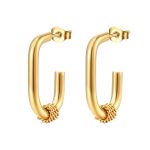 color: Oval Welded Pin Gold MS-039