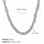 color: XL76 Silver Necklace