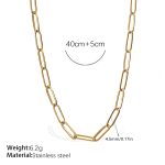 color: XL577G4.5MM Paperclip Chain