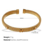 color: SZ266WEG Gold Bangle