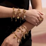 New Stainless Steel Lucky Tree Inlaid Zircon DIY More than Accessories Bracelet 18K Gold Plated