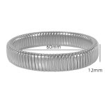 color: SZ16 Steel Color Width 12mm(Ring Size 60mm)