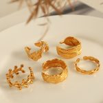Personalized Open Mouth Ring Stainless Steel Commuter Women's Forefinger Ring